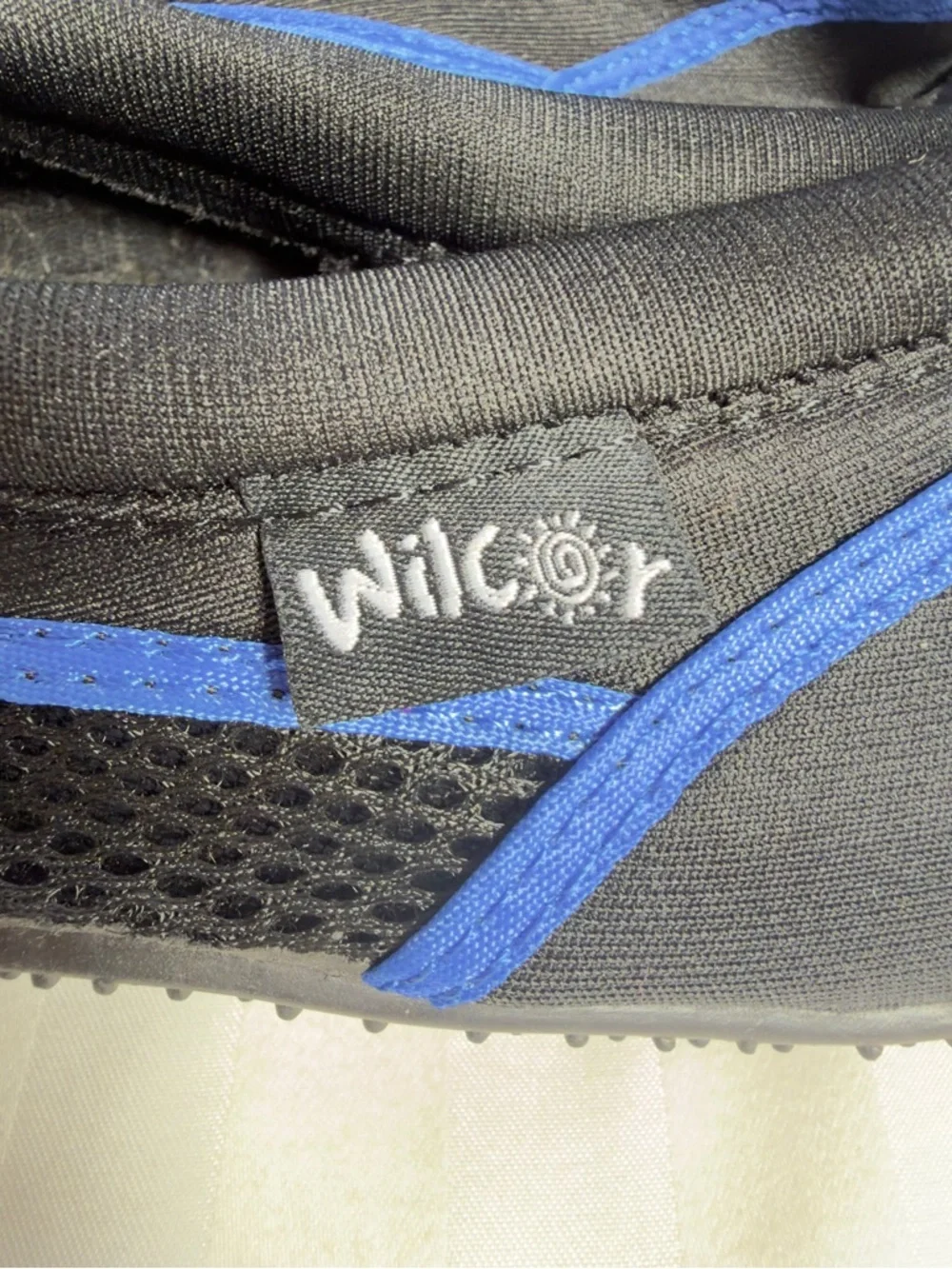 Wavlink Black & Blue Men’s Water Shoes - Lightweight Quick-Dry Swim Footwear